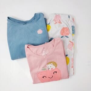 🔴3/$20 (3) Piece Carter's Pajama Set - Good Condition - Size 6
